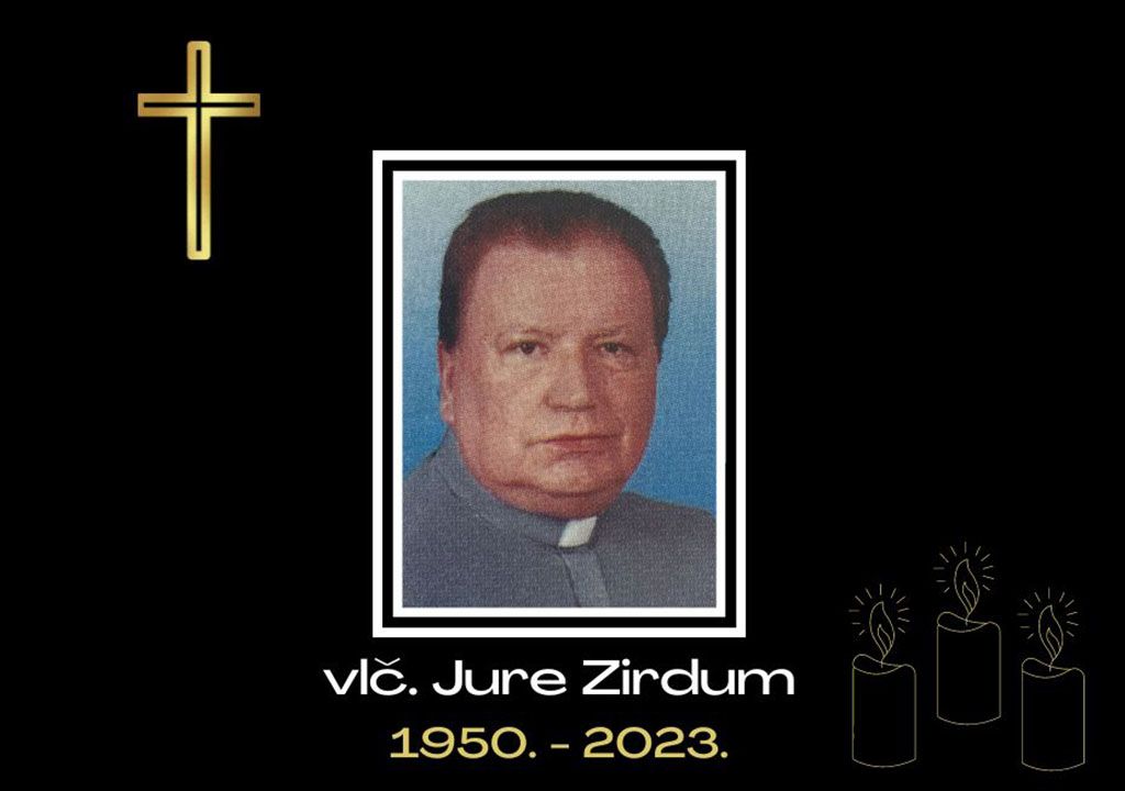 Preminuo vlč. Jure Zirdum, svećenik Vrhbosanske nadbiskupije
