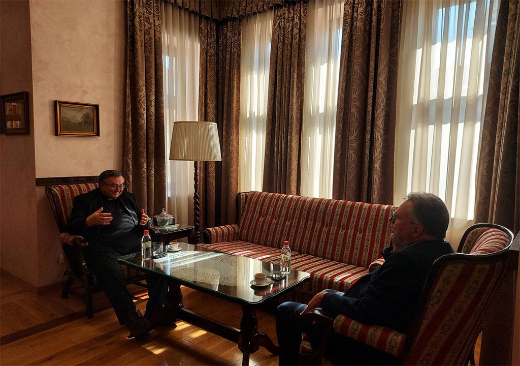 Susret kardinala Puljića i novog ruskog veleposlanika